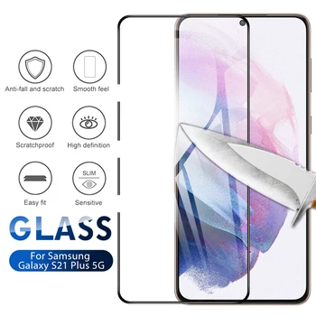 KEYSION Grūdintas Stiklas Samsung Galaxy S21 Ultra 5G S21+ Plius Screen Protector, Telefono Full HD Stiklo Plėvelė Galaxy A52 A72 5G