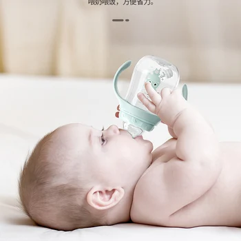 2021 Kūdikių buteliukų Geriamojo Taurės Šėrimo Butelis Platus-Kalibras Daugiafunkcinis Geriamojo Pieno, Geriamojo Vandens Dvejopo naudojimo Butelį BPA Free