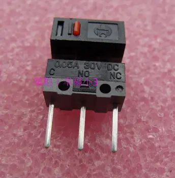20pcs/daug originalių HUANO ilgai pin (7,8 mm) pelės mikro jungiklis, sidabro kontaktai pelės mygtuką, ilgas tarnavimo laikas,