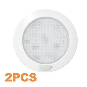2X 3inch Miegamasis Šviesos Ultra Slim LED Lempos, LED Priešrūkiniai Šviesos Ratų/RV Lempos Stogo/Karavanas