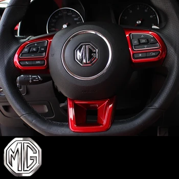Tinka MGZS MGHS RX5 MG3 MG5 MG6 ABS Plastiko Dažų Automobilio Vairo Blizgančiais Apdaila Lipdukas Apdailos Automobilių Interjero Priedai