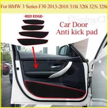 Durų anti-kick trinkelėmis durų apsaugos trinkelėmis durų apdailos padengti trinkelėmis, automobilių durų lipdukas BMW 3 Series F30 2013-2018 m. 318i 320i 325i 328i