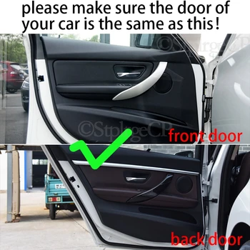 Durų anti-kick trinkelėmis durų apsaugos trinkelėmis durų apdailos padengti trinkelėmis, automobilių durų lipdukas BMW 3 Series F30 2013-2018 m. 318i 320i 325i 328i