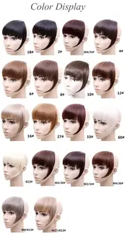 Sintetinių Plaukų Kirpčiukai Įrašą Hairpieces Moterų Plaukų Pakraštyje Įrašus Kirpčiukai Aukštos Temperatūros Pluošto Blond Spalva