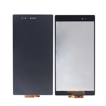 SONY Xperia Z Ultra XL39h XL39 C6833 LCD Ekranas Jutiklinis Ekranas skaitmeninis keitiklis SONY Xperia Z Ultra Ekranas su Rėmo Telefono LCD