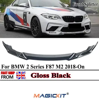 MagicKit Bamperio Lip Spoileris BMW 2-Serija M2 M2C F87 Konkurencijos Coupe 2018-2020