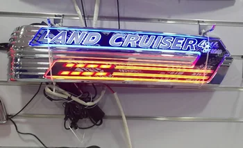 Su LED ligh Galiniai Atgal Atsarginių Padangų Padengti Apdaila Apdailos Juostelės Land Cruiser