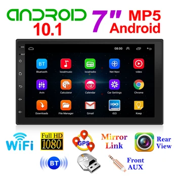 VODOOL 9210S Android 10.1 Automobilio Radijo Multimedia Vaizdo Grotuvas, 7 colių Ekranas, Auto Stereo Dvigubo 2 DIN WiFi GPS Galvos Vienetas Automobilio Stereo