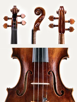 Kopija smuikas 4/4 smuikas Guarneri 1730 Senos alyvos Gera projekcija, atviras tonas! Nemokamai atveju, svogūnai, pristatymas!