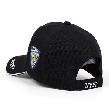 Naujas raidėmis NYPD išsiuvinėti beisbolas bžūp lauko hip-hop kepurės snapeliu reguliuojamas mados golfo skrybėlę vyrų ir moterų universalus skrybėlės