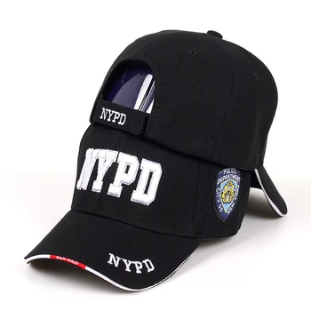 Naujas raidėmis NYPD išsiuvinėti beisbolas bžūp lauko hip-hop kepurės snapeliu reguliuojamas mados golfo skrybėlę vyrų ir moterų universalus skrybėlės
