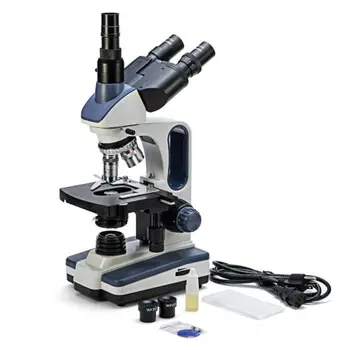 Mechaninė Etape Mikroskopas----GREITAI 40X-2500X Pro Trinokulinis Mokslininkų Laboratorijos Mokslo Studentų Biologijos Mikroskopas su 3MP Kamera
