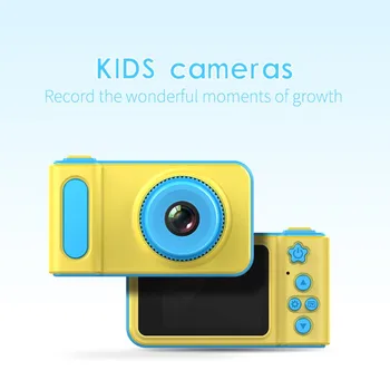Vaikų Skaitmeninė Kamera, Mini Kameros Mažas SLR Sporto Fotoaparato Žaislas Animaciją Žaidimas Nuotraukų Gimtadienio Dovana Rožinė Mėlyna Vaikams Dovanos