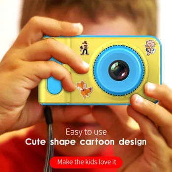 Vaikų Skaitmeninė Kamera, Mini Kameros Mažas SLR Sporto Fotoaparato Žaislas Animaciją Žaidimas Nuotraukų Gimtadienio Dovana Rožinė Mėlyna Vaikams Dovanos