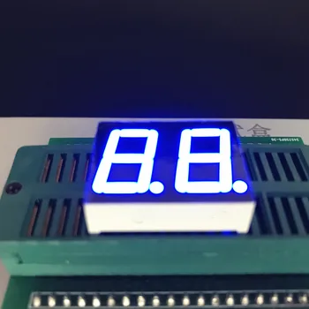 10vnt Mėlyna skirti 0,56 colių 2Bit 7 Segmentų LED Ekranas, dinaminis valstybės Skaitmeninės Vamzdis Plastiko, Metalo Bendro Katodo/ Anodų