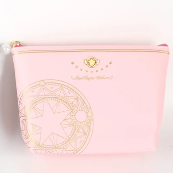 Cardcaptor Sakura Aišku Kortelė, krepšys, piniginė pieštuko atveju, kosmetikos maišelis MAIŠELIS