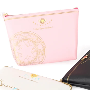 Cardcaptor Sakura Aišku Kortelė, krepšys, piniginė pieštuko atveju, kosmetikos maišelis MAIŠELIS