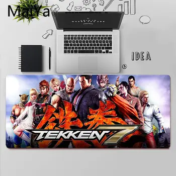 Maiya Aukščiausios Kokybės Tekken 7 Gamer Greitis Pelių Mažmeninės Mažų Gumos Kilimėlis Nemokamas Pristatymas Didelis, Mouse Pad Klaviatūros Kilimėlis