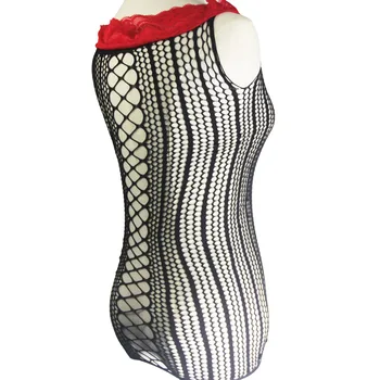 Candiway Elegantiškas Off Peties Dizainas Sexy Nėrinių Matyti Per Žvejybos Tinklas Mini Suknelė Karšto Apatiniai Nustatyti, Erotinis Apatinis Trikotažas Moterims