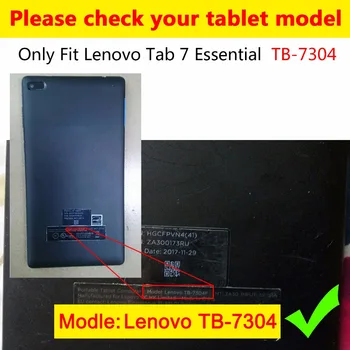 Plonas Magnetiniai Veidrodėliai padengti Atveju Lenovo Tab 7 Esminius TB-7304F TB-7304I TB-7304x Padengti 