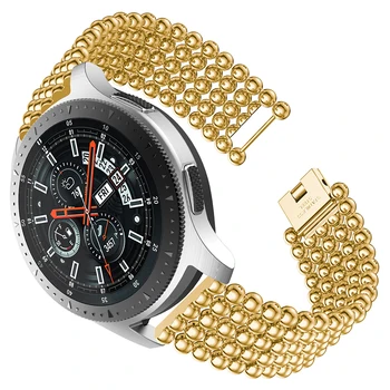 22MM Classic Nerūdijančio Plieno Apyrankės Dirželio Samsung Galaxy Žiūrėti 46mm Pavarų Galaxy S3 Žiūrėti 3 45mm Smart Watch Band Apyrankė