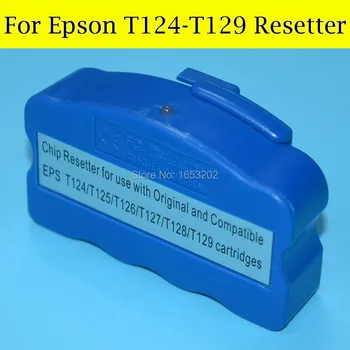 1 VNT Chip Resetter Epson T126 T127 T128 T129 WF-7010/WF-7510/WF-7520/WF-3540/WF-3520 Spausdintuvą