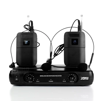 Profesionali VHF Headworn Bevielio Mikrofono Sistema, laisvų Rankų įrangos Mikrofonas Bevielis Imtuvas BLX1 Bodypack Siųstuvas Karaoke Mikrofonai