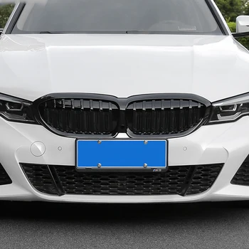 SPEEDWOW BMW 3 Serijos G20 G28 2019 2020 Gloss Black Automobilių Priekiniai Inkstų Grotelės ABS Lenktynių Grotelės, Automobilio Išoriniai Priedai