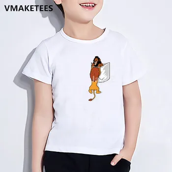 Vaikų Vasaros Marškinėlius Vaikų Liūtas Karalius Mufasa ir Simba Mielas Animacinių filmų T-marškinėliai Berniukams, Mergaitėms Juokinga Drabužiai