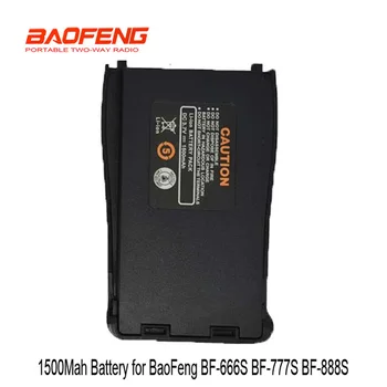 Naujas dvipusis Baofeng BF-888S 3.7 V, 1500 mah recharger baterija du būdu radijo BF-777S walkie talkie BF-666S li-ion baterija