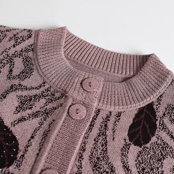 Megztiniai moterų žiemos 2019 atsitiktinis megztinis džemperis moterims prarasti pavasario ir rudens, žiemos, raudona drabužiai moterims