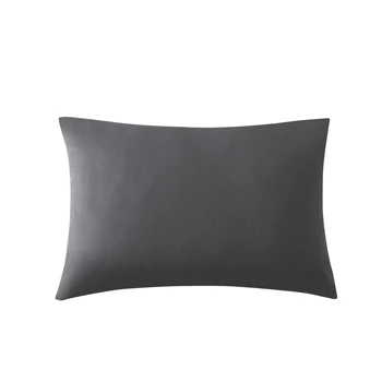 2 Vnt užvalkalas 40x80cm 50x75cm Aukštos kokybės pagalvės užvalkalą su užtrauktuku mikropluošto pilka spalva