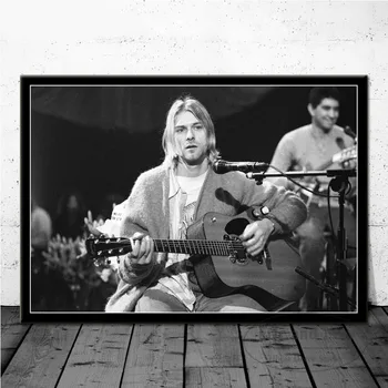 Kurt Cobain Roko Muzikos grupės Muzikos Dainininkė Star Sienos Paveikslų, Plakatų ir grafikos Paveikslai Tapyba už Kambarį, Namų Dekoro