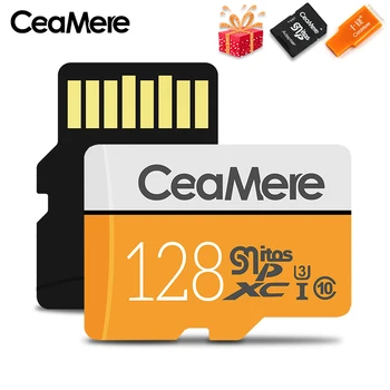 CeaMere Micro SD Kortelės Class10 UHS-1 8GB Class6 16GB/32GB U1 64GB/128GB/256 GB U3 Atminties Kortelės, 