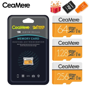 CeaMere Micro SD Kortelės Class10 UHS-1 8GB Class6 16GB/32GB U1 64GB/128GB/256 GB U3 Atminties Kortelės, 