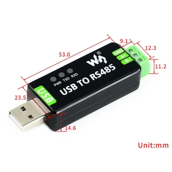 Waveshare Pramonės USB į RS-485 Keitiklis, Originalus FT232RL Viduje