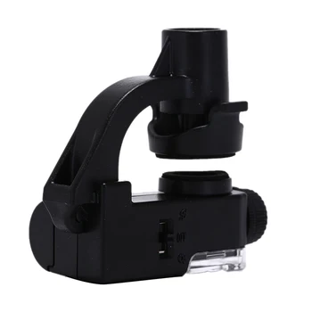 Akrilo Mobilųjį Telefoną, Mikroskopas, Optinis Objektyvas Su LED Žibintai 90X Universalus Zoom Mikro Kamera, didinamasis stiklas Įrašą