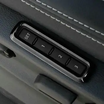 Automobilių atminties funkcija reguliavimo skydas iš nerūdijančio plieno, dekoratyvinis rėmelis Skoda Kodiaq Karoq GT