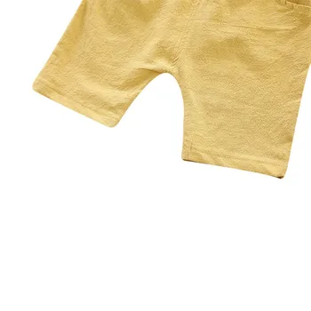 Vasaros Kūdikių Berniukų Atsitiktinis Trumpas Rankovės Gėlių Piramidės, Print T-shirt Viršūnes+Šortai Kostiumas Rinkinys