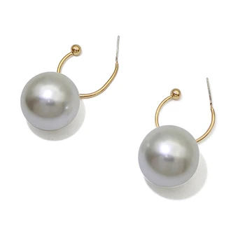 Xinwei paprasta laukinių auskarai moterims asmenybės paprasta dirbtinių perlų pakabukas auskarai papuošalai dovana