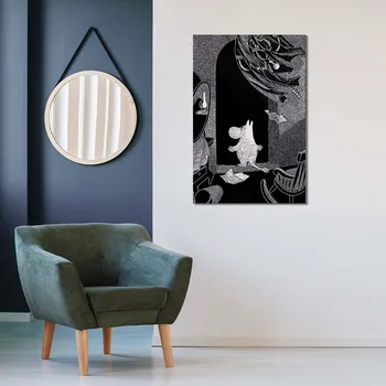 Modernus Paveikslai Tapyba Abstrakčiai Tove Jansson Iliustracija Plakatas Spaudinių Sienos Meno Nuotrauką Kambarį Namuose