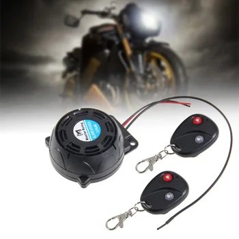 Motociklų Apsaugos Nuo Vagystės Signalizacijos Sistema, Perspėjimo Vibracija Užraktas Signalizacija Vagystės Atveju Dvigubo Nuotolinio Valdymo Jutiklis