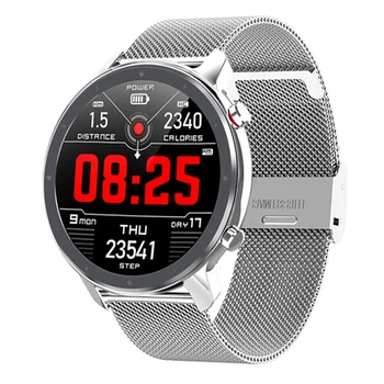 Microwear L11 Ultra Plonas HD Ekranas Oras Ekranas Muzikos Smartwatch EKG Širdies ritmo Monitorius 