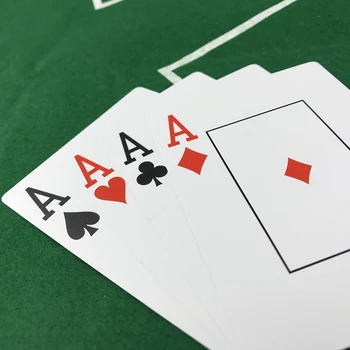 10 Rinkiniai/Daug Sklandžiai Vandeniui Baccarat Texas Hold ' em Plastikinės Kortos PVC Pokerio Klubas Kortos stalo Žaidimas 2.48*3.46 colių Yernea