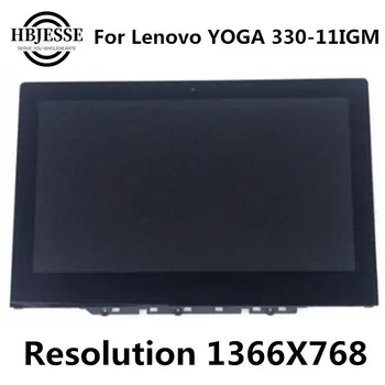 Originalus Lenovo JOGOS 330-11IGM 81A6 jogos 330-11 jogos 330-11igm LCD Ekranas Jutiklinis Ekranas skaitmeninis keitiklis komplektuojami su Rėmo
