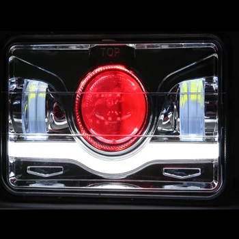 LED Žibintų Su DRL už Jeep Wrangler YJ Cherokee XJ GMC Savana 1500 2500 3500 GMC Safari 
