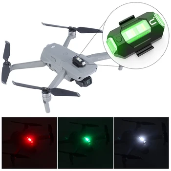 Ulanzi DR-02 Drone Šviesiai Raudonos, Žalios spalvos Šviesos Šaltinis, Drone Įspėjimo Naktį Navigacijos Šviesos DJI Mavic Mini 360° Matomas
