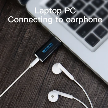 Paj Išorinė Garso plokštė usb audio Adapter kortelių Su Mic USB Jack 3.5 mm Konverteris, Skirtas Nešiojamas Kompiuteris Ausinių Garso plokštės