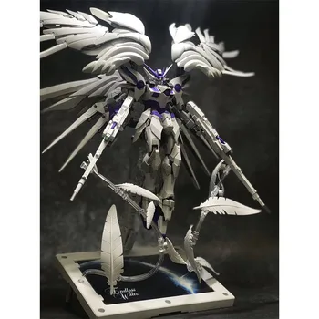 Gundam Anime Veiksmų Skaičiai Asamblėjos Modelis Supernova MG 1/100 XXXG-00W0 Violetinė Gundam Modelio Papuošalus Apdaila