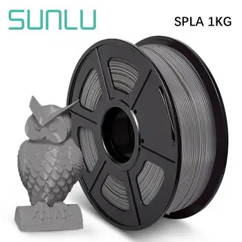 SUNLU 3D Spausdintuvas SPLA Gijų 1.75 mm 1kg/2.2 lbs S PLA Spausdinimo Medžiagos neužteršta Medžiaga 3D Spausdintuvas Gijų.